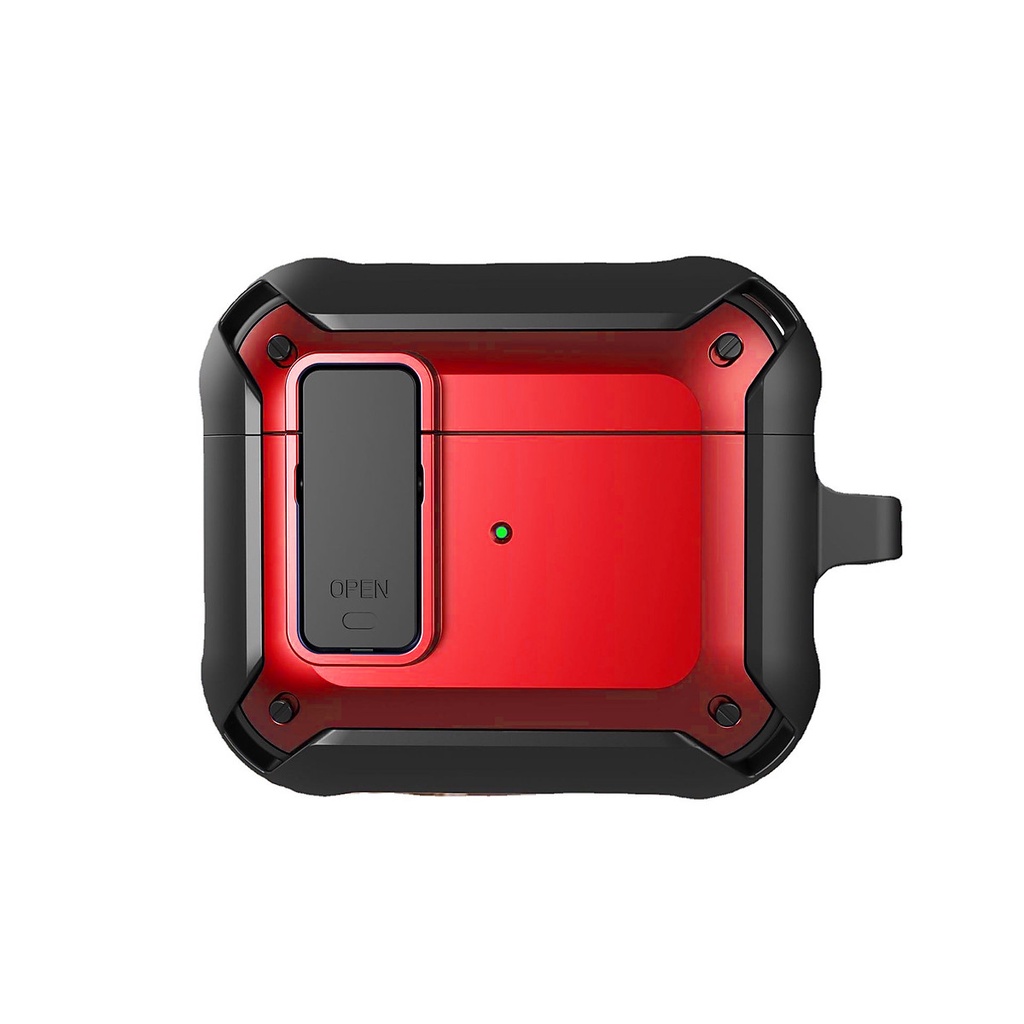 Bao Case Ốp Bảo Vệ Có Khóa Dành Cho Tai Nghe Airpods 3 Chống Sốc Kai Lolifo Lock Switch Kèm Móc Treo