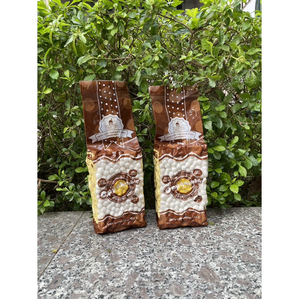 Trân Châu Tươi Bạch Ngọc Oppa Bubble Cao Cấp Nguyên Liệu Pha Trà Sữa Gói 700g