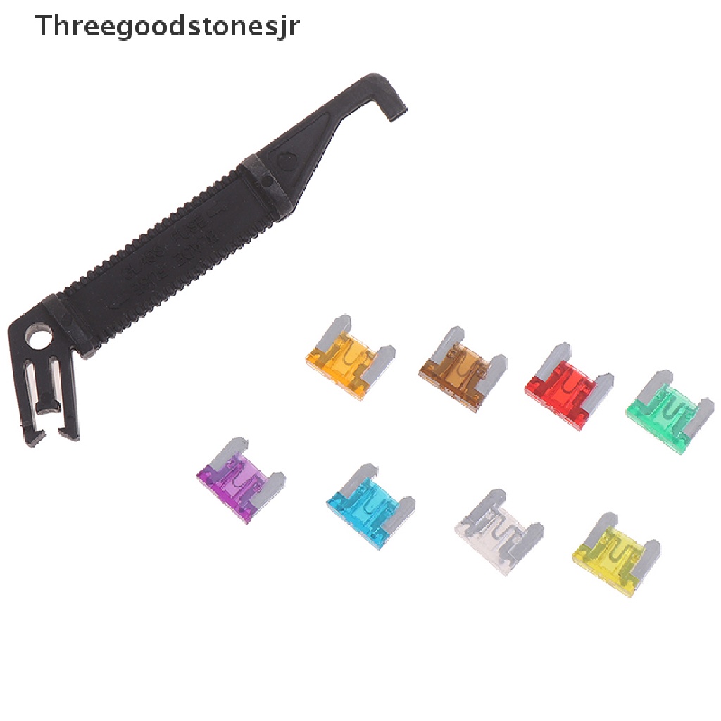 Set 100 Cầu Chì Lưỡi mini 3A5A7.5A10A15A 20A25A30A Cho Xe Ô Tô