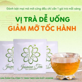 Trà giảm béo jasmine tea. Tên gọi trước Trà giảm cân jasmine tea.+ quà tặng ( 10khẩu trang vải ko dệt 3d)