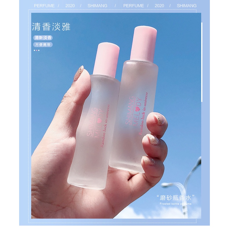 Nước hoa shimang với hương đào mix hương hoa Melody Body Mist Shimang 30ML