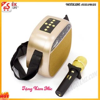 Loa hát karaoke mini - Loa kèm míc