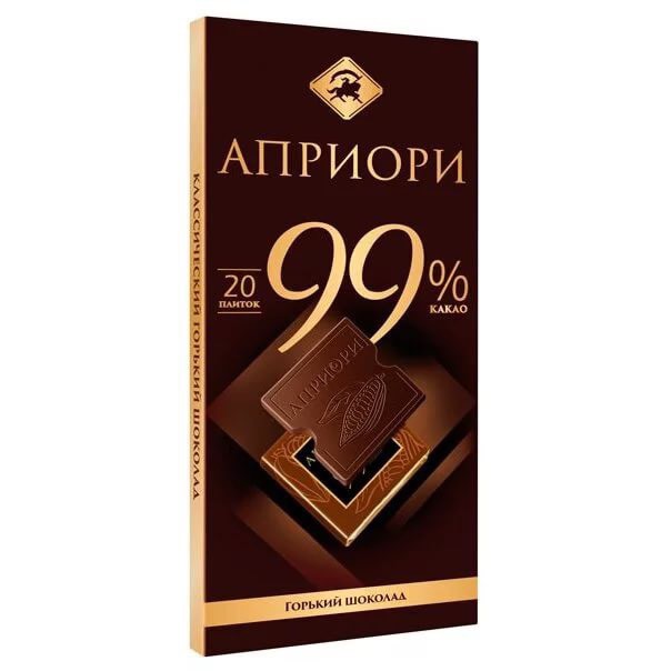 SOCOLA ĐEN 99% CACAO/100gr( xách tay Nga)