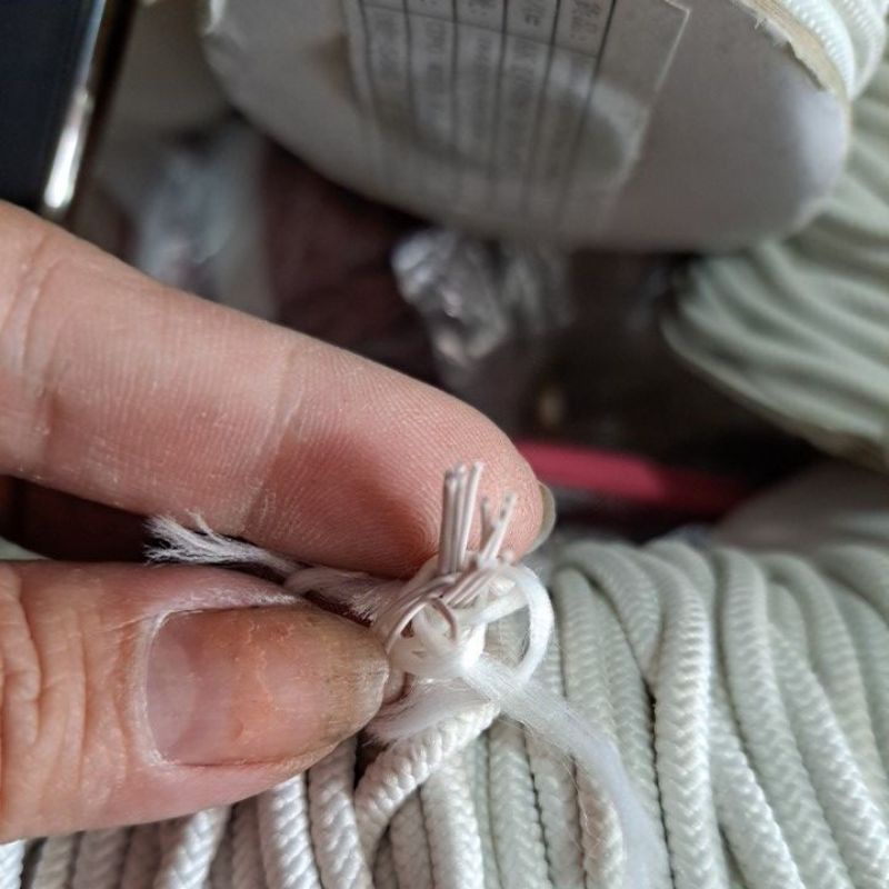 Dây thun tròn 3,5 li gia 75k/ kg