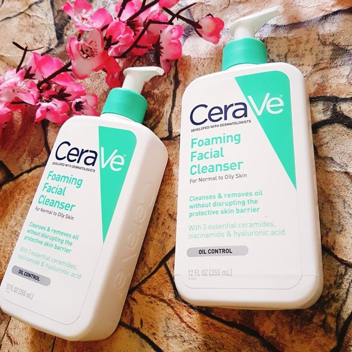 [Bản Mỹ] Sữa rửa mặt Cerave Foaming Facial Cleanser 355ml | BigBuy360 - bigbuy360.vn