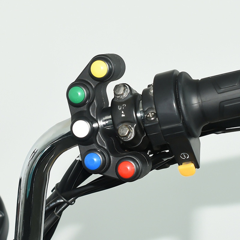 Công Tắc Đèn Pha / Xi Nhan 7 / 8 &quot;22mm Bằng Nhôm Gắn Tay Lái Xe Máy