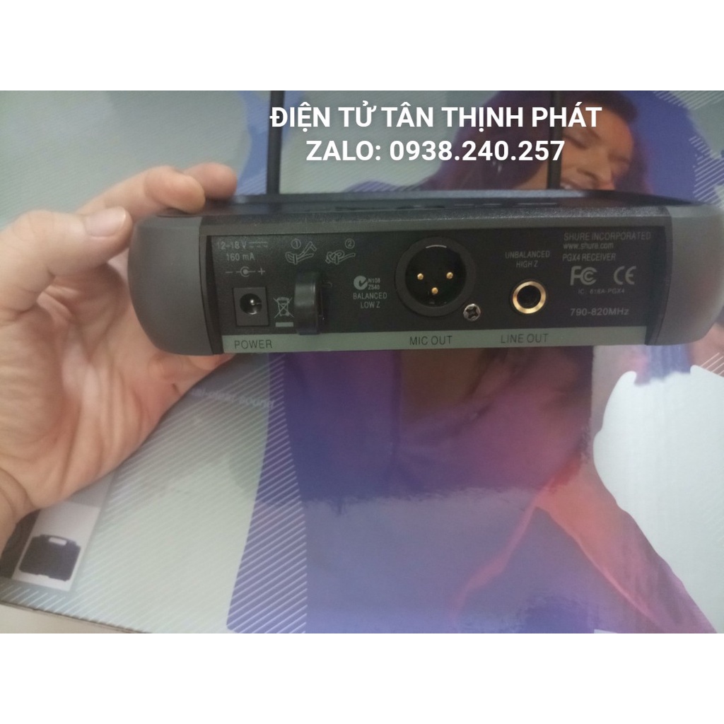 Bộ micro không dây shure BETA 58A loại tốt - shure pgx4 - shure pgx4/beta58a - micro không dây