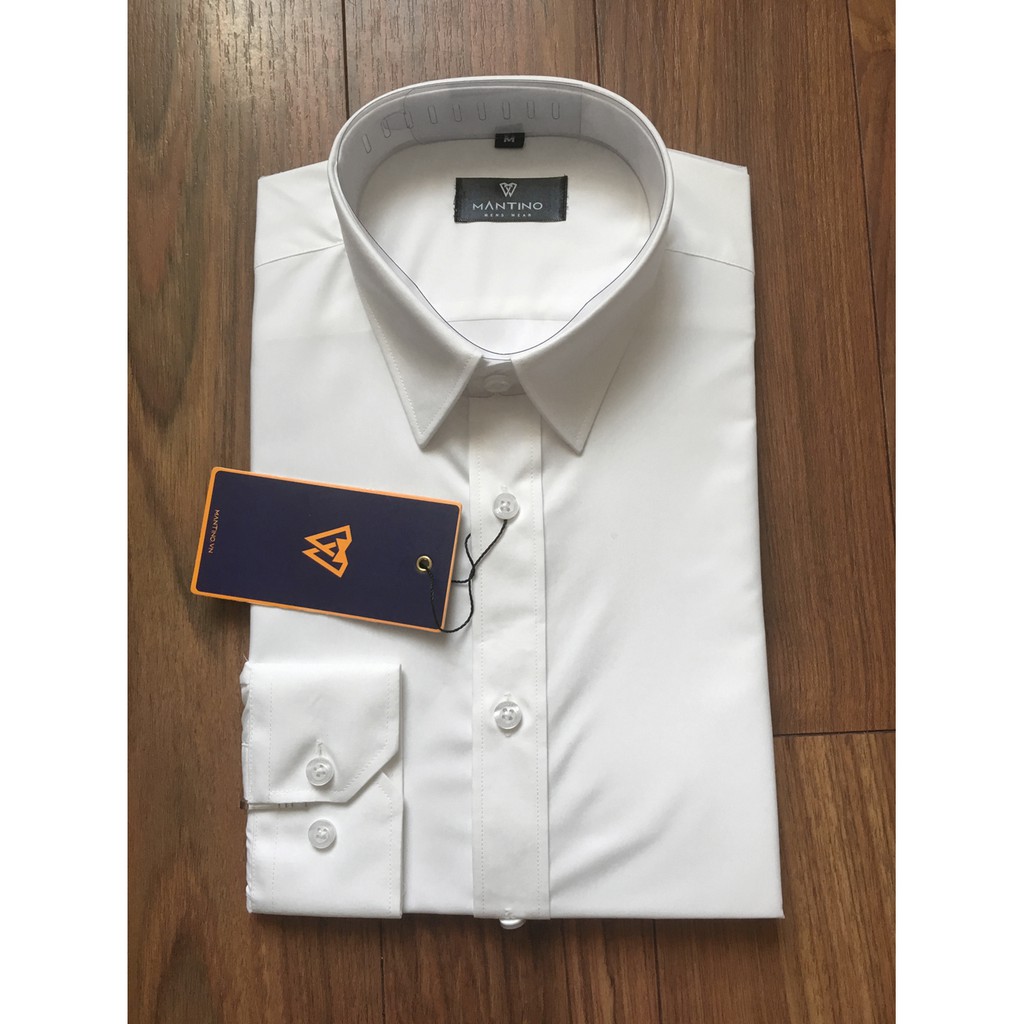 [Mã FASHIONMALLT4 giảm 15% tối đa 30K đơn 150k] Áo Sơ Mi Nam Thiết Kế Regular Fit MANTINO - SM202 | BigBuy360 - bigbuy360.vn