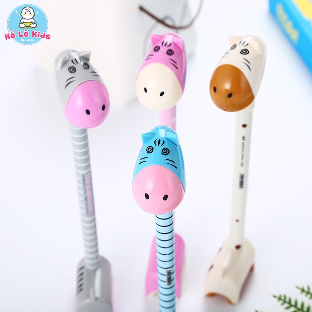 Bút viết hình hươu cao cổ có chân đáng yêu để bàn Hồ Lô Kids
