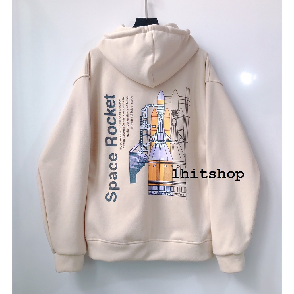 Áo Hoodie Roc.k.e.t Ulzzang Unisex 1hitshop | BigBuy360 - bigbuy360.vn