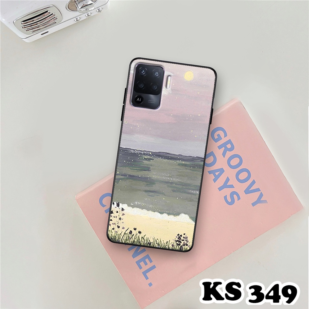 Ốp lưng Oppo A94 - Oppo A94 5G - Ốp in hình Cánh đồng hoa - Chất liệu TPU siêu bền