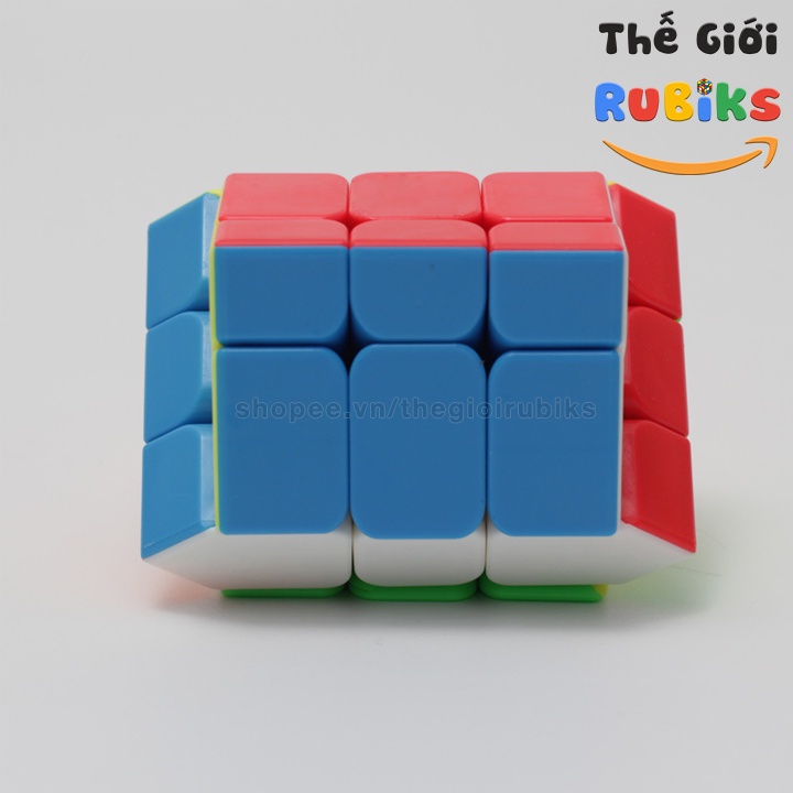 Rubik Fisher Stickerless MoYu Meilong Rubik Biến Thể 3x3 Cube