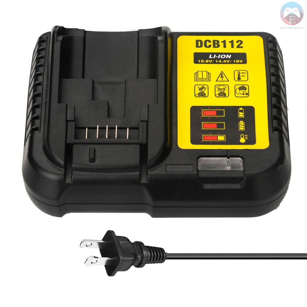 Bộ Sạc Pin Lithium Ele Dcb112 Cho Dewalt 12 V 14.4v 18v