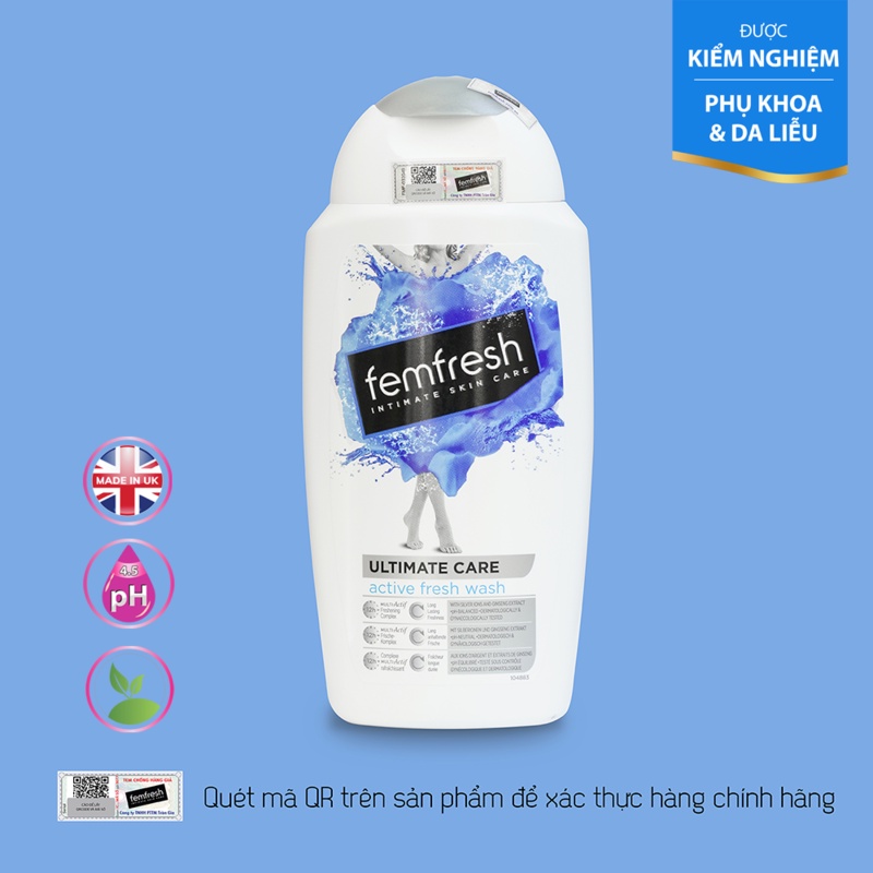 Dung Dịch Vệ Sinh Phụ Nữ Femfresh Active Fresh Active Fresh Wash 250ml