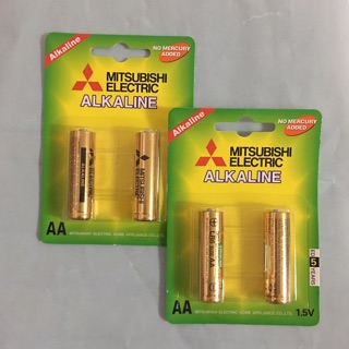 Combo 5 vỉ Pin tiểu AA LR6 mitsubishi Alkaline