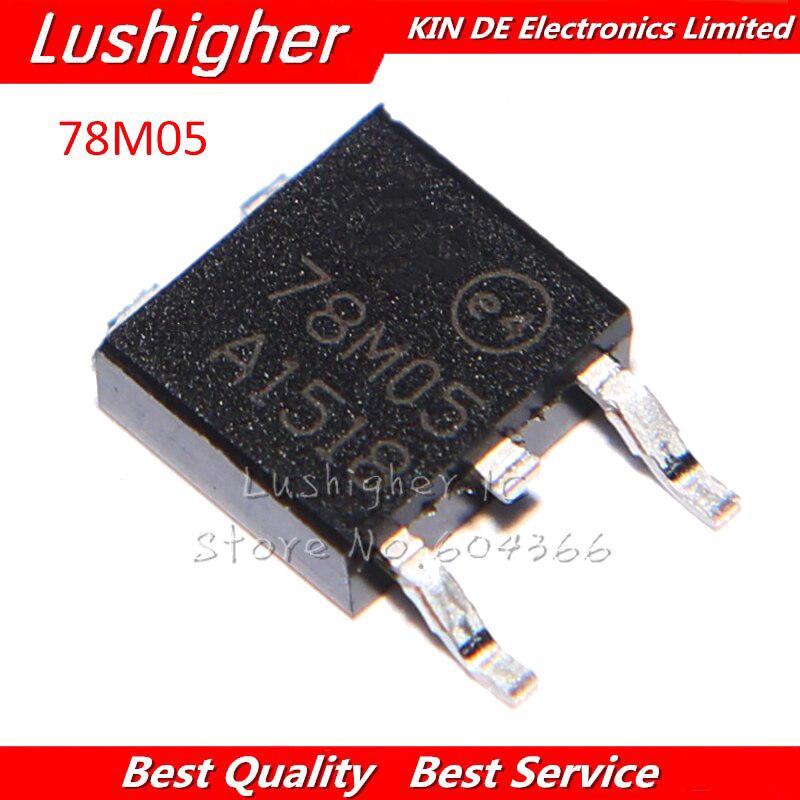 Bộ 10 Linh Kiện Bán Dẫn Mới 78m05 L78M05Cdt To252 L78M05 To-252