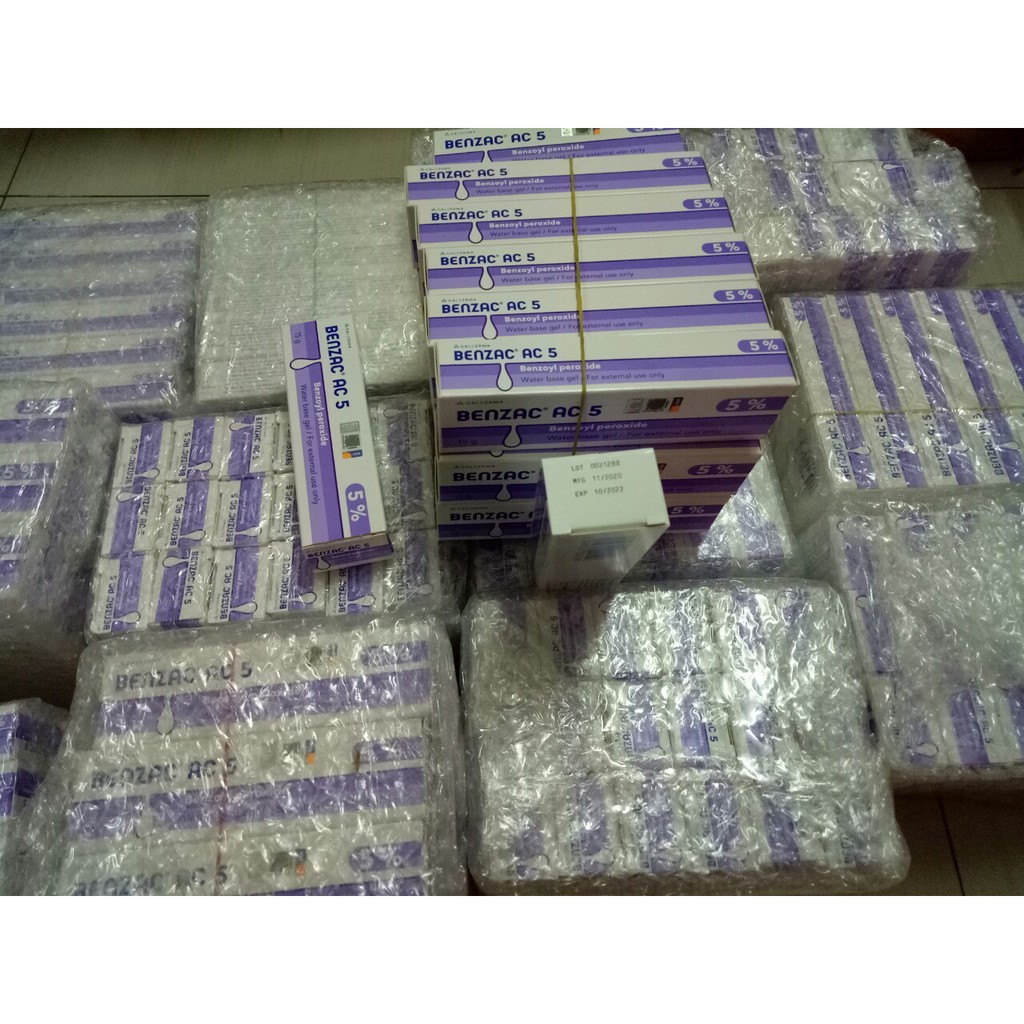 (Sỉ) BENZAC AC 5% 15g - kem ngừa và giảm mụn trứng cá, giảm viêm chứa Benzoyl Peroxide | BigBuy360 - bigbuy360.vn