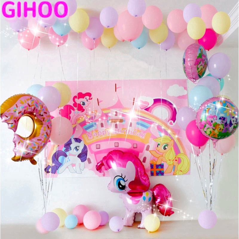 Bong bóng hình ngựa một sừng dễ thương