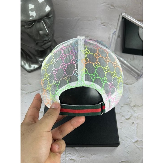 (NEW) Nón kết nam nữ, mũ lưỡi trai GUCI LỤA 7 MÀU phối Lưới cực đẹp (Ảnh thật) - GC023