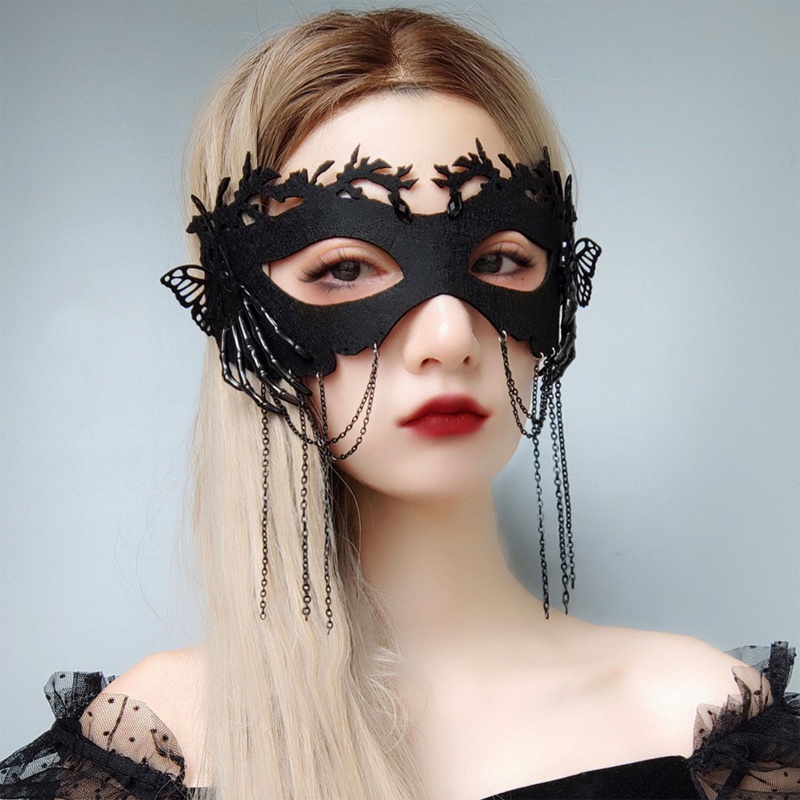 Mặt Nạ Nửa Mặt Hóa Trang Halloween