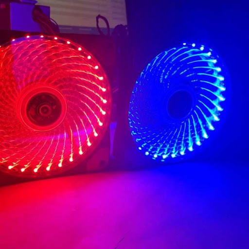 Fan Led 33 Bóng Đèn Led 12cm- Làm Mát Cho Case Máy Tính - Được Chọn Màu