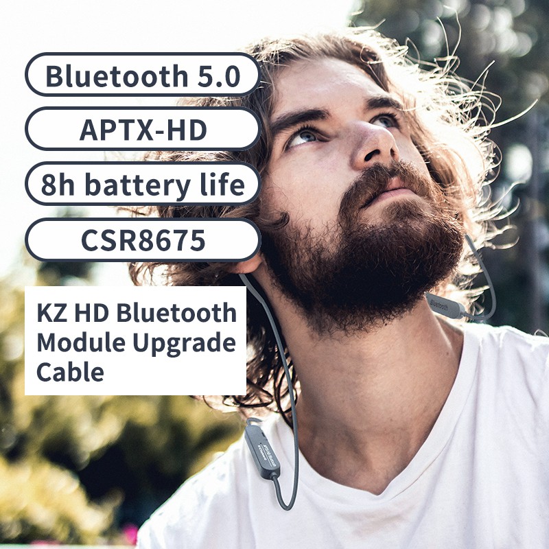 Mô-đun cáp nâng cấp tai nghe không dây KZ Aptx HD CSR8675 Bluetooth 5.0 AS10 ZST ZSN Pro ZS10 Pro AS10