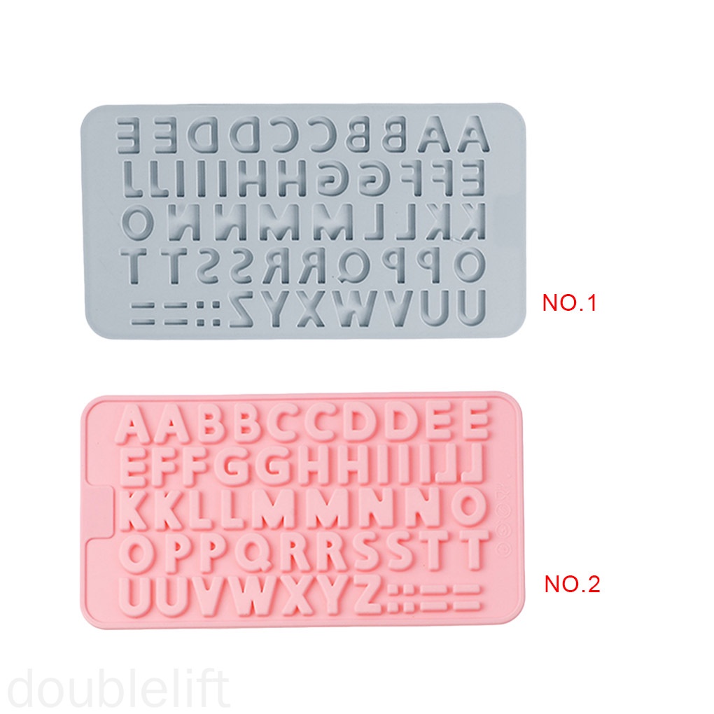 Khuôn Silicone Tạo Hình Chữ Cái Trang Trí Bánh