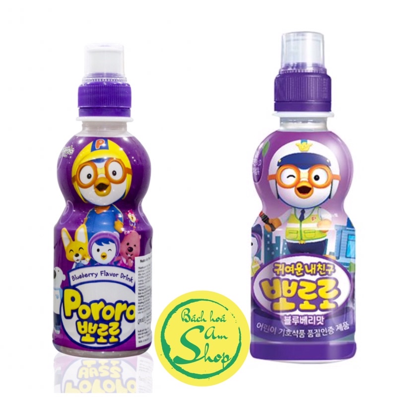 Nước trái cây Pororo Paldo Hàn Quốc chai 235ml