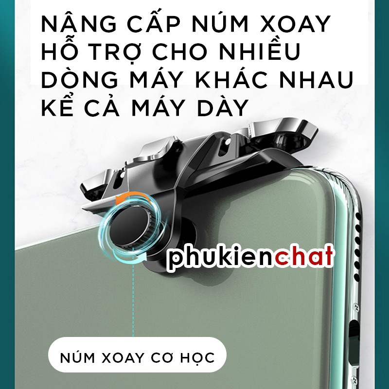 Nút bắn PUBG X1 cho các máy siêu dày 10MM tay cầm chơi game điện thoại tay cầm chơi game pubg Minado store