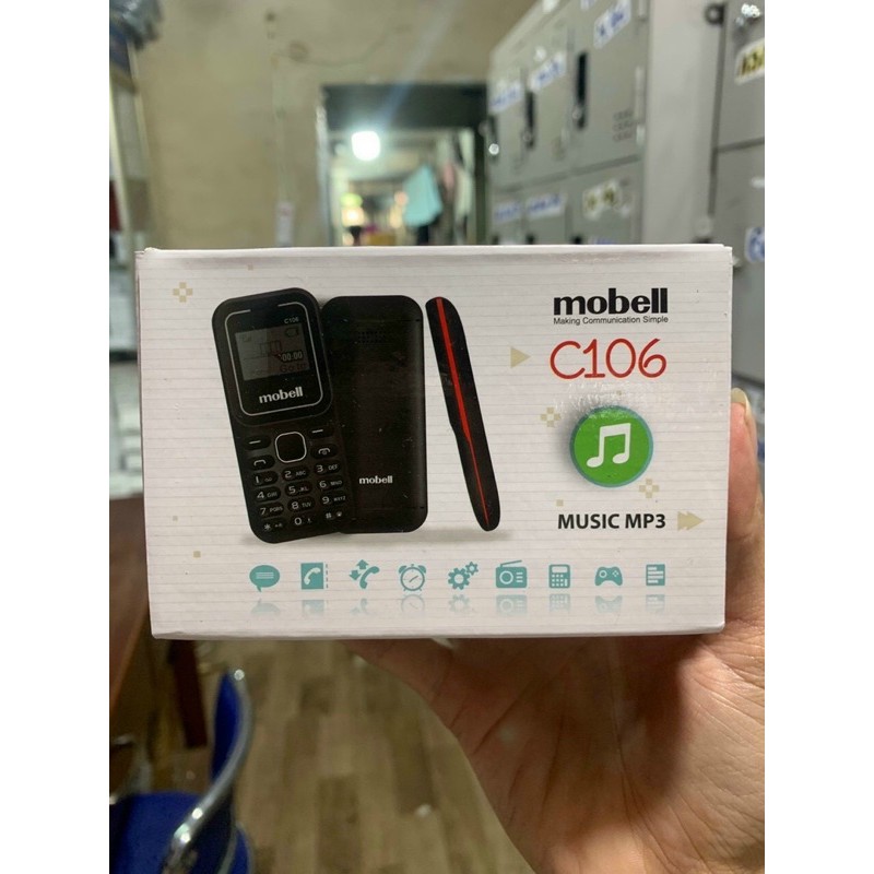 Điện thoại Mobell C106 2sim - Bảo hành chính hãng 12 tháng