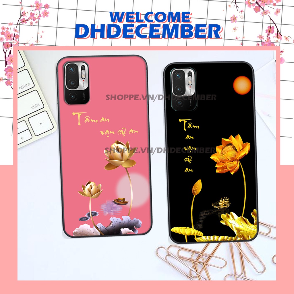 Ốp lưng Xiaomi REDMI NOTE 10 5G in hình thư pháp tâm an vạn sự an ,mã đáo thành công SIÊU CHẤT