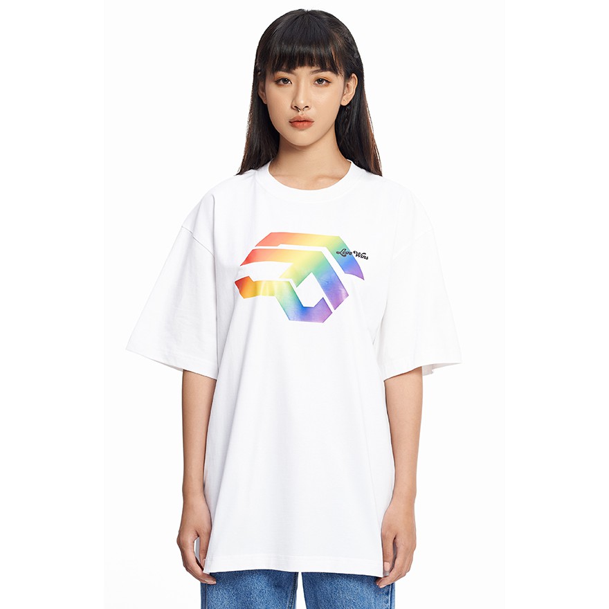 5THEWAY® /love win/ 2020 NEW TEE™ in WHITE aka Áo Thun Trắng Tay Ngắn