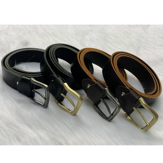 Thắt Lưng Nam [CAO CẤP] Da Bò Thật 100% Đốt Không Cháy ( Khóa Cài Khuy 2 Màu )