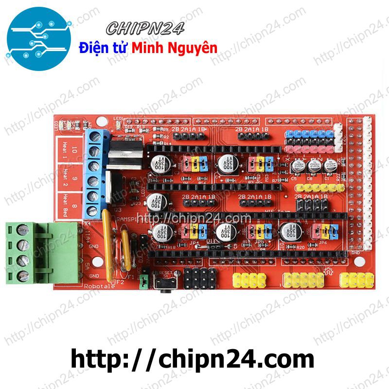 [1 CÁI] (B6) Mạch điều khiển máy in 3D RAMPS 1.4