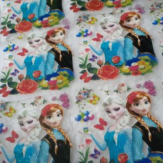 Sticker hình ủi nhiệt elsa kích cỡ 8.5x8cm