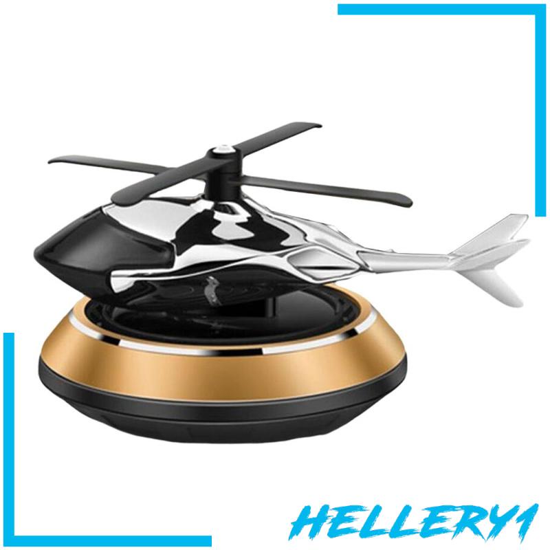 [Hellery1] Máy Khuếch Tán Hương Thơm Xe Hơi Máy Bay Sử Dụng Năng Lượng Mặt Trời Màu Bạc