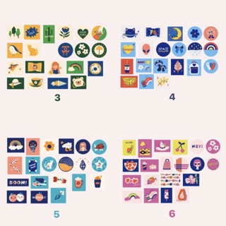 [Sticker] Hình Dán 60 Miếng
