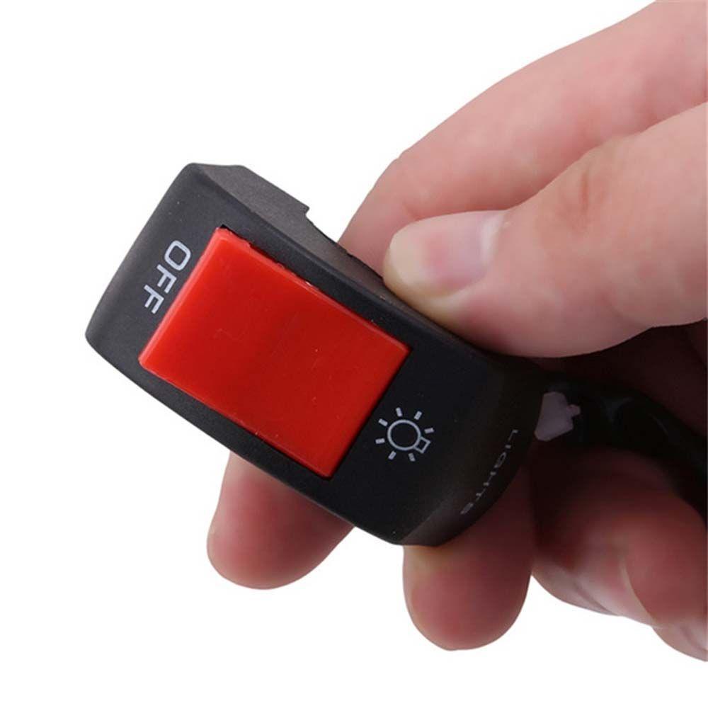 Công Tắc Nhấn Chống Nước 22mm Cho Đèn LED Xe Máy Xe Đạp