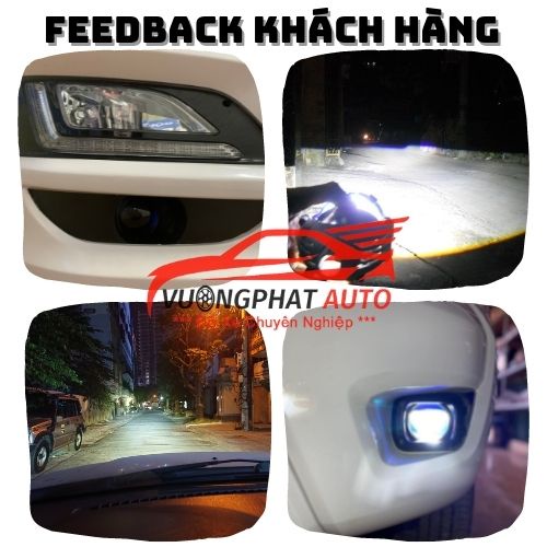 Bi Gầm Ô Tô Kus F2 Pha Cos Laze Siêu Bám Đường, Bi Led Ô Tô Trợ Sáng Phá Sương - Vượng Phát Auto