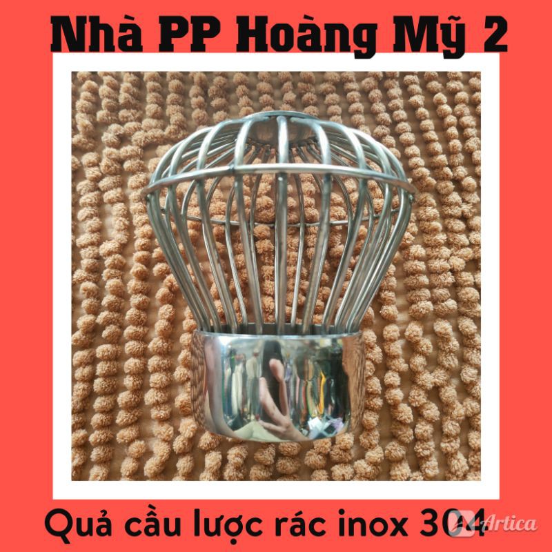 Cầu chắn rác, lược rác sân thượng inox 304 dày 3.5ly
