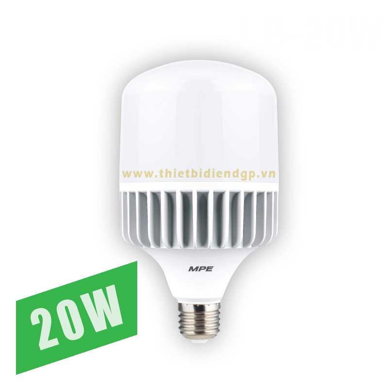 Bóng đèn LED Bulb MPE - Ánh sáng trắng/vàng - 20w ,30w ,40w 50w cao cấp MPE