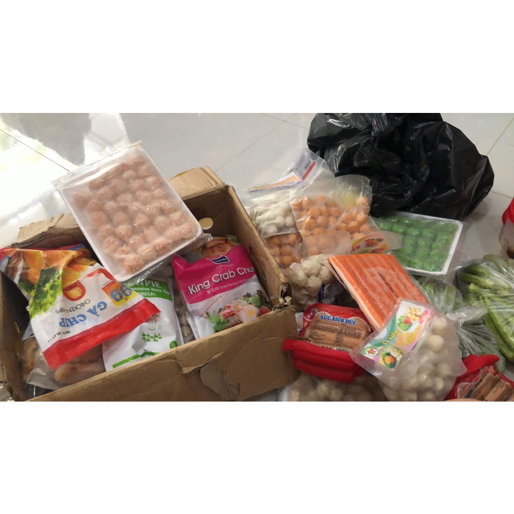 Viên chiên/ viên thả lẩu gói 500gam