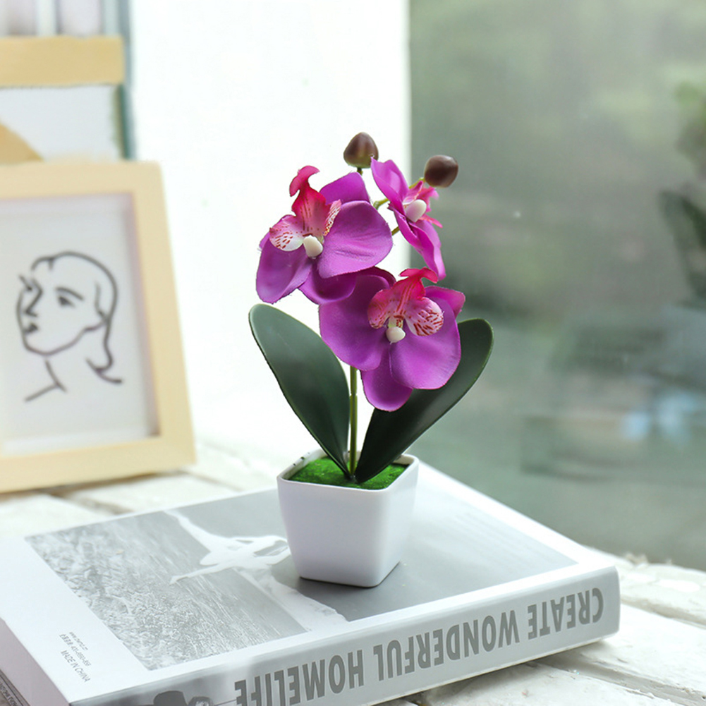 Chậu hoa giả bằng nhựa trang trí sân vườn/trong nhà/tiệc