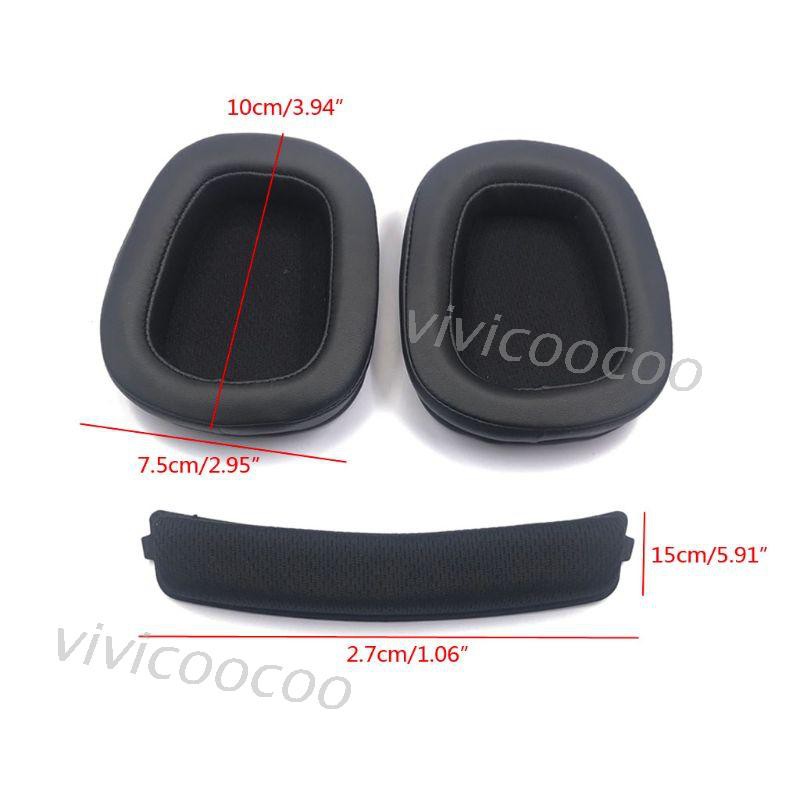 Đệm mút tai nghe trùm đầu chuyên dụng cho logitech g633 g933