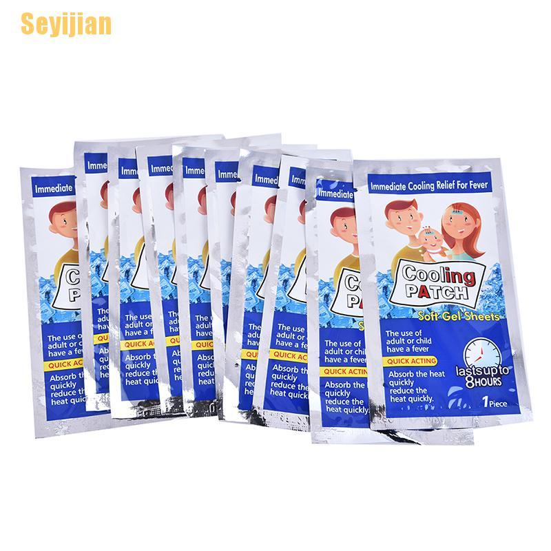 [Hàng mới về] Túi 10 miếng dán làm mát hỗ trợ giảm đau dành cho trẻ em