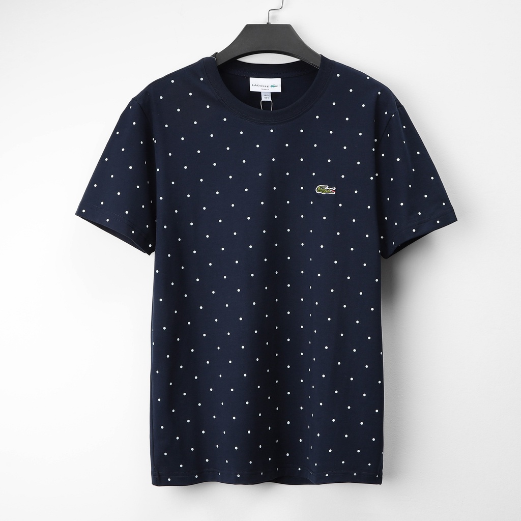 Áo Thun Nam hoạt tiết Chấm bi Cotton Xuất Dư Form Unisex , Bigsize  - 3bros Quần Áo Xuất Khau