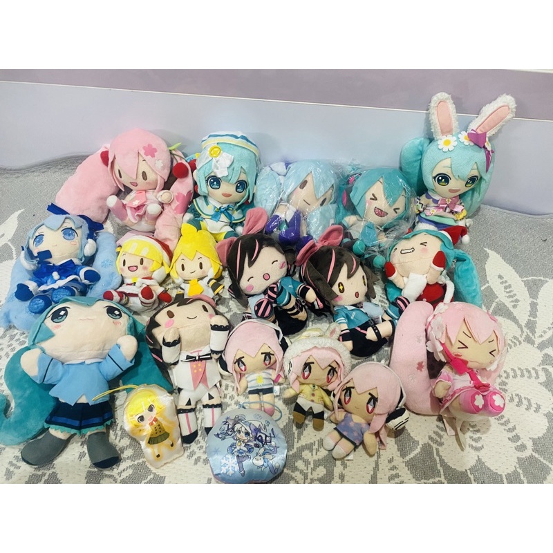 Gấu Bông Miku ,Rin,Len ,Luka ,Ai Vocaloid Plush Doll size nhỏ