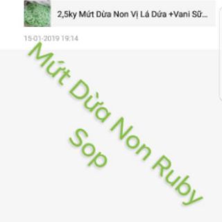 MỨT DỪA NON NHÀ LÀM 1.5ky