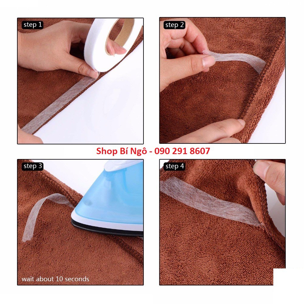 Keo tan - keo ủi tan dùng trong may mặc 1cm &amp; 2cm (Có bán lẻ)