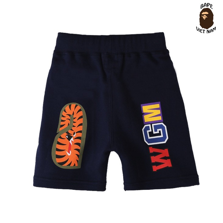 Short Bape Double Shark black, Quần đùi Bape Cá Mập Shark SS2020 Bape Việt Nam